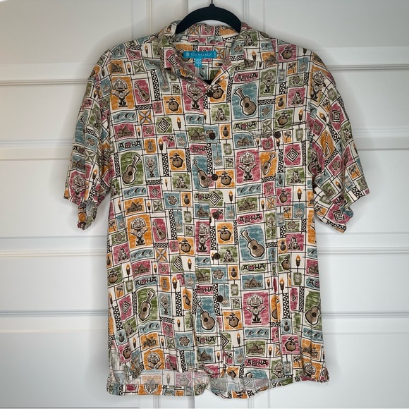 Tori Richard x Disney Polynesian Men’s Aloha Shirt - EUC